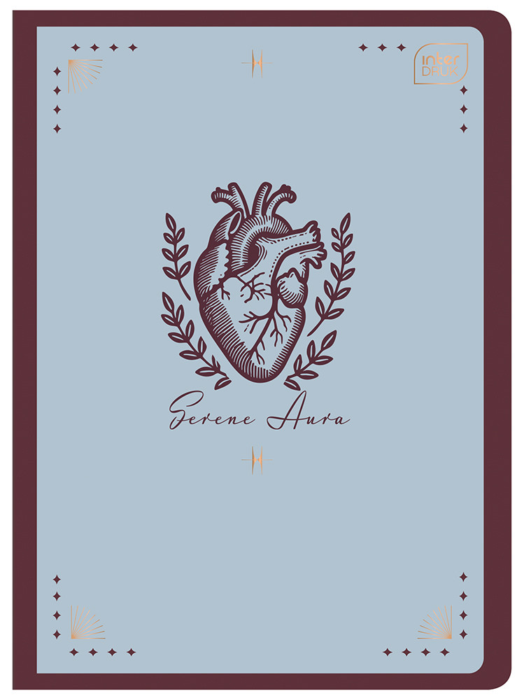 Zeszyt A5/80k linia Metallic Satin Gold II Interdruk